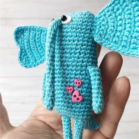 Elephant crochet toy custom elephant cute elephant cotton | Etsy