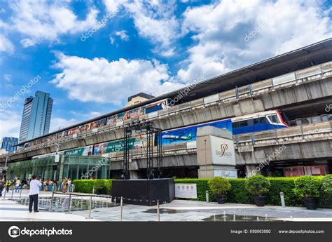 Bangkok Thailand September 2023 Siam Station Bangkok Skytrain Bts Front – Stock Editorial Photo ...