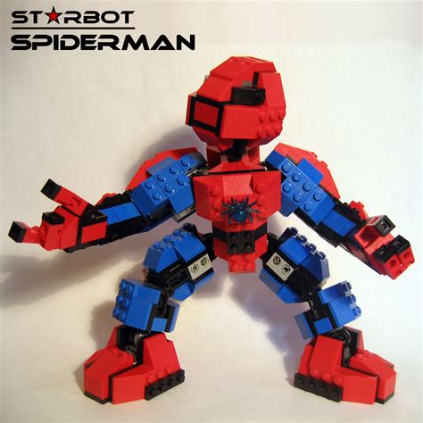 LEGO Starbot Spiderman | Posable LEGO Spiderman robot model … | Flickr