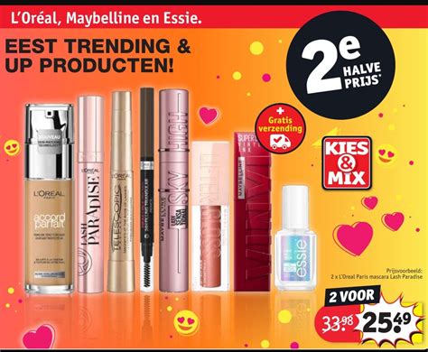 L'Oreal Paris mascara Lash Paradise promotie bij Kruidvat