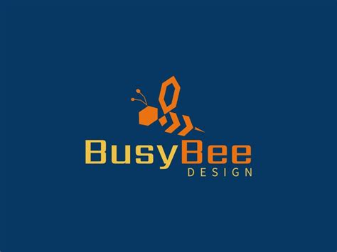 Busy Bee logo design - LogoAI.com