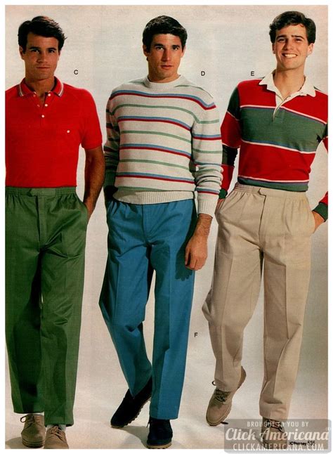 1980s Fashion For Men