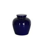 Lotus Ceramic Jar Blue | Block & Chisel