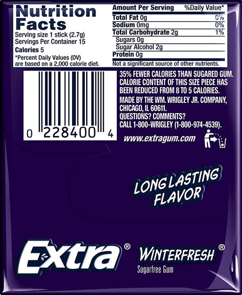 EXTRA Gum Winterfresh Chewing Gum, 15 Pieces (Pack of 10) - Walmart.com