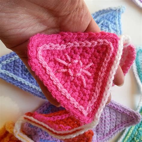 Ravelry: Basic Rainbow Bunting pattern by Pippa Everett