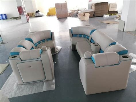 Best price Deluxe Pontoon Boat Furniture Sofa Seats Suppliers Factory