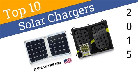 10 Best Solar Chargers 2015 - YouTube