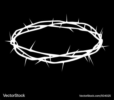 Crown of thorns Royalty Free Vector Image - VectorStock