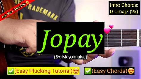 JOPAY Mayonnaise (Guitar Chords Tutorial With Lyrics And, 58% OFF