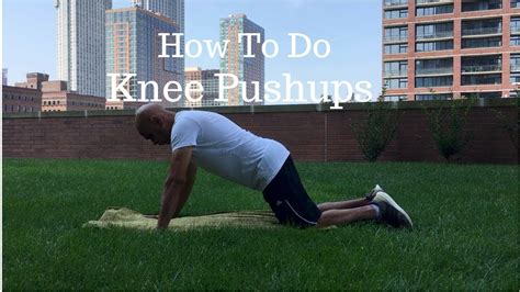 Knee Pushups For Beginners And Seniors - Learn How To Do Knee Push Up Exercise Correctly - YouTube