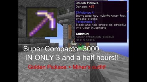 The *FASTEST* Way To Get The Super Compactor 3000 on Hypixel Skyblock ...