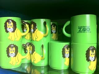 Branded Colchester Zoo plastic mugs | For sale in the zoo's … | Flickr