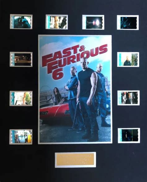 FAST AND FURIOUS 6 - 35mm Film Display $12.53 - PicClick
