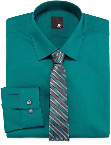 Jf Jferrar Jf J Ferrar Dress Shirt And Tie Set Slim Fit, $50 | jcpenney ...