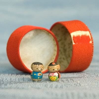 Tiny Kokeshi Japanese Wooden Dolls – Ningyo Figurines | Kokeshi ...