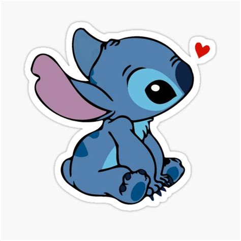 "Stitch Kissing" Sticker for Sale by abigailclairej | Redbubble