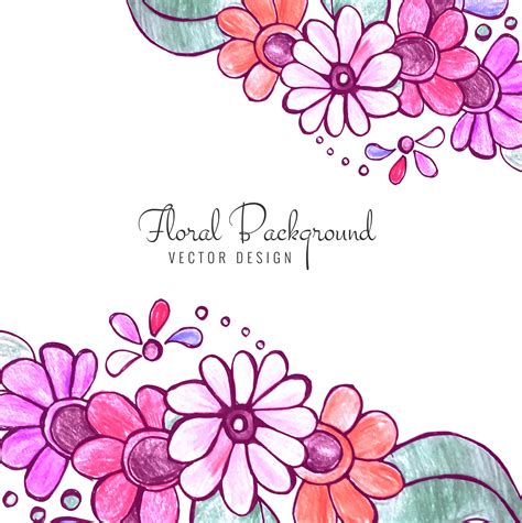 Abstract colorful decorative floral background 257508 Vector Art at ...