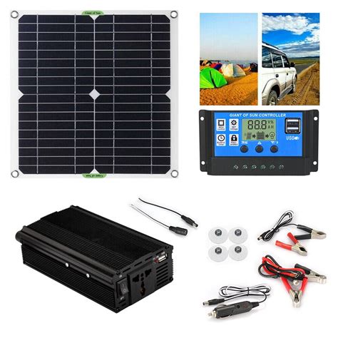 Buy Jinyi 6000W Complete Solar Panel Kit Solar Power Generator 100A ...