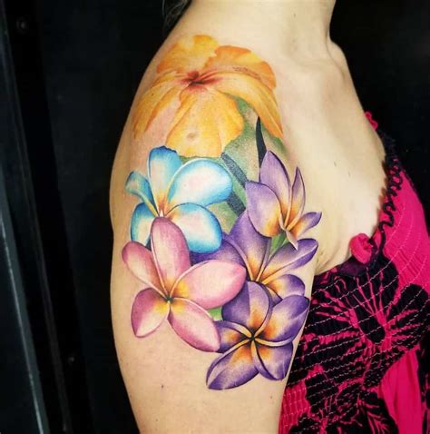 Top 70+ Best Plumeria Tattoo Ideas - [2021 Inspiration Guide]