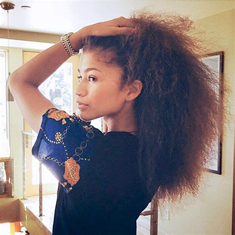 Zendaya Coleman Natural Curly Hair