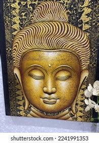 Gold Buddha Calming Art Amazing Stock Photo 2241991353 | Shutterstock