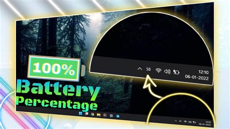 How To Enable Battery Percentage Icon/Widget on Windows 11 Taskbar | PC ...