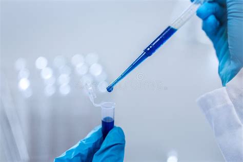 Biochemical Analysis and Chemical Analysis in Lab. Stock Image - Image ...