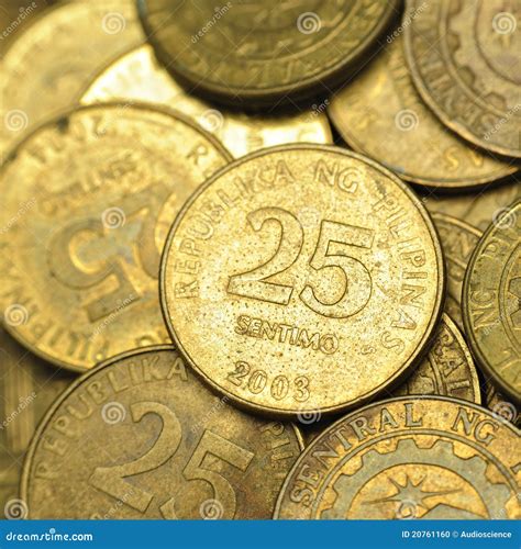 25 Centavo Philippine Coins Stock Photo - Image of depreciate, business: 20761160