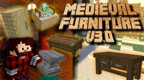 Medieval Furniture Addon (1.19) - MCPE/Bedrock Mod - 9Minecraft.Net