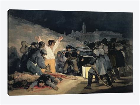 Execution Of The Defenders Of Madrid (3rd May... | Francisco Goya | iCanvas