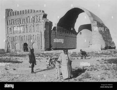 Ruins of the Sassanid Palace in Ctesiphon, 1927 Stock Photo - Alamy