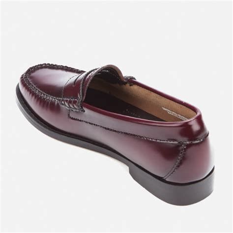 Bass Weejuns Women's Penny Leather Loafers - Wine | FREE UK Delivery ...