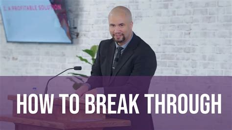 Joshua 3 Sermon - How to have a Breakthrough Day - YouTube