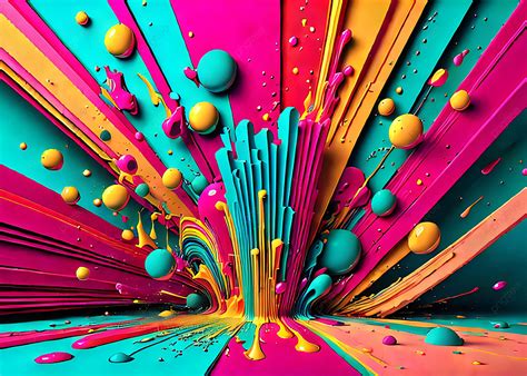 Abstract Colorful Organic Wallpaper Background Dimension Look Generative Ai Vector, Wallpaper ...