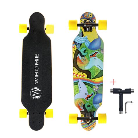 31" Small Long Boards for Adults/Kids Teenagers/Girls Beginners/Boys Pro Cruiser Dancing ...