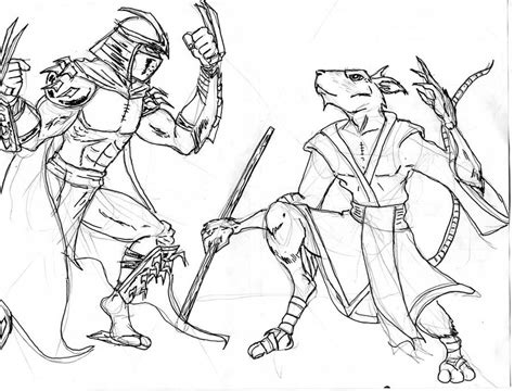 Splinter vs Shredder by theaven on DeviantArt