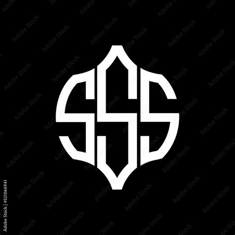 SSS letter logo. SSS best black background vector image. SSS Monogram logo design for ...