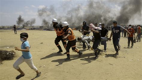 55 Palestinian protesters killed, Gaza officials say, as U.S. opens ...