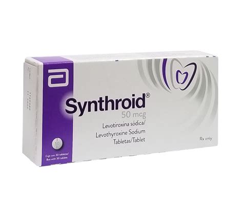 Synthroid 50Mcg Tabletas - FarmaciaRD