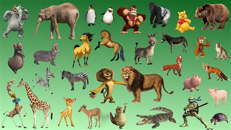 Learning Wild Animals Names and Sounds for kids | Real and cartoon animals | Animals wild, Wild ...