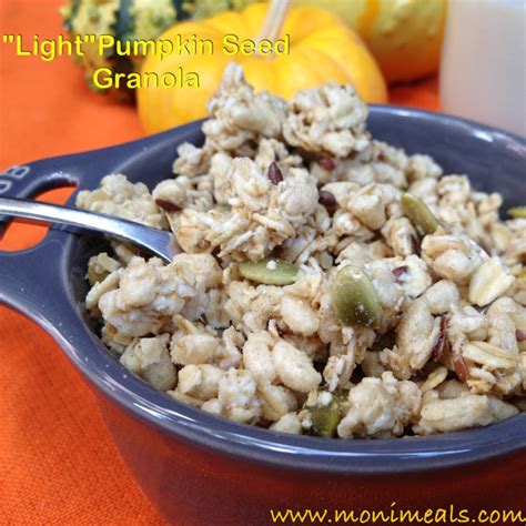 “Light” Pumpkin Seed Granola