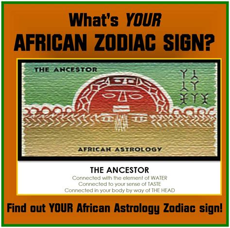 What's YOUR African Astrology Zodiac Sign