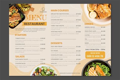 Restaurant menu Vectors & Illustrations for Free Download | Freepik
