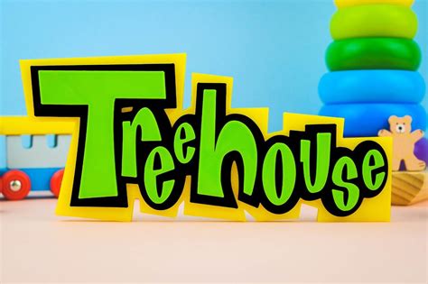 Treehouse Logo 3D Printed Stand Sign Pretend Play Kids Toy 20th Century Fox TV | eBay