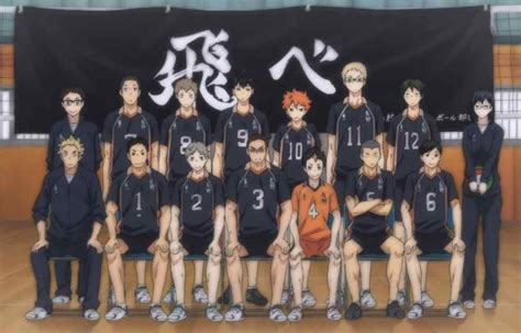 Profile of Karasuno Volleyball Team Members in Haikyuu! - MOBA Games