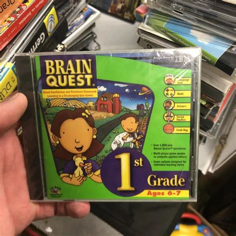 BRAIN QUEST 1ST Grade PC Learning Kids Computer Game New $9.00 - PicClick