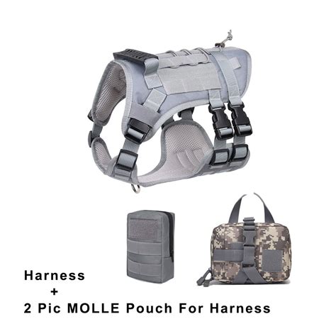 Tactical No-Pull Dog Harness | MOLLE Pouch - Keepet