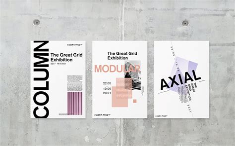 Grid Posters on Behance