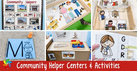 Community Helper Activities, Lessons and Centers for Preschoolers