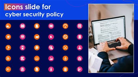 Icons Slide For Cyber Security Policy Ppt Professional Graphics Template